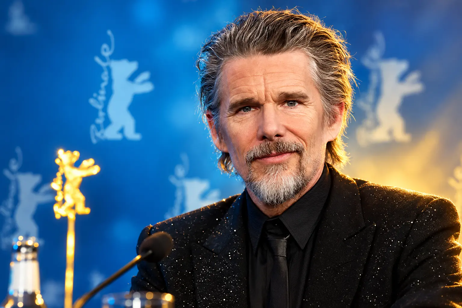 Ethan Hawke Berlinale jet-lagged drunk artists quote