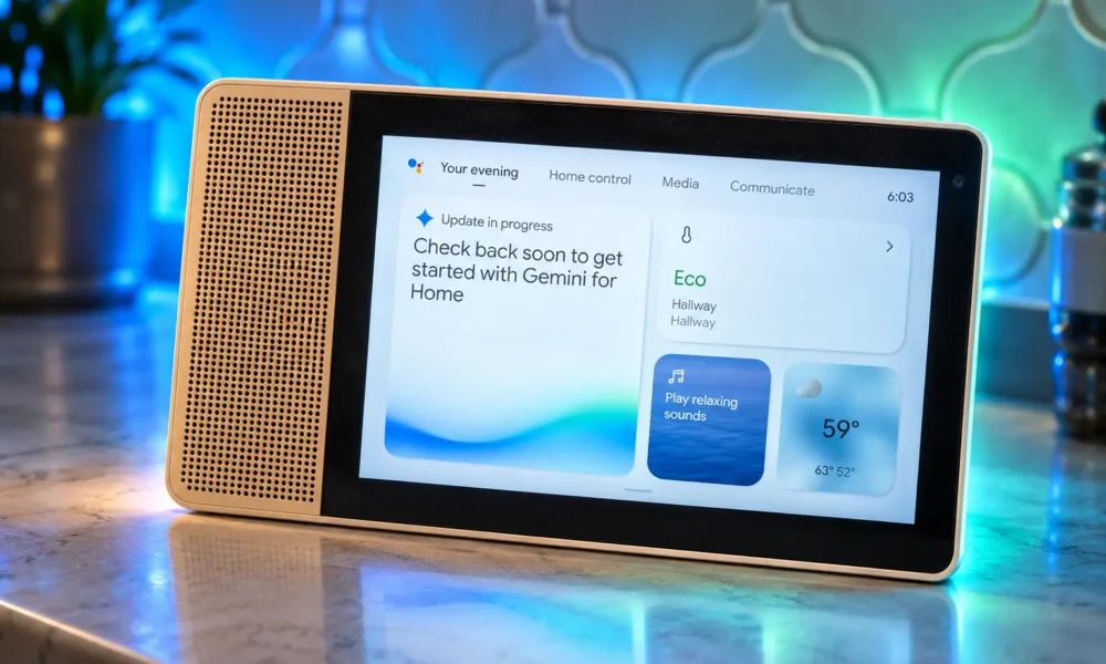 Gemini for Home on abandoned Lenovo Smart Display