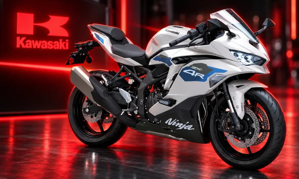 Kawasaki Ninja ZX-4R priced beside 59100 H2R
