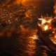 Kharg Island tankers hit after blockade