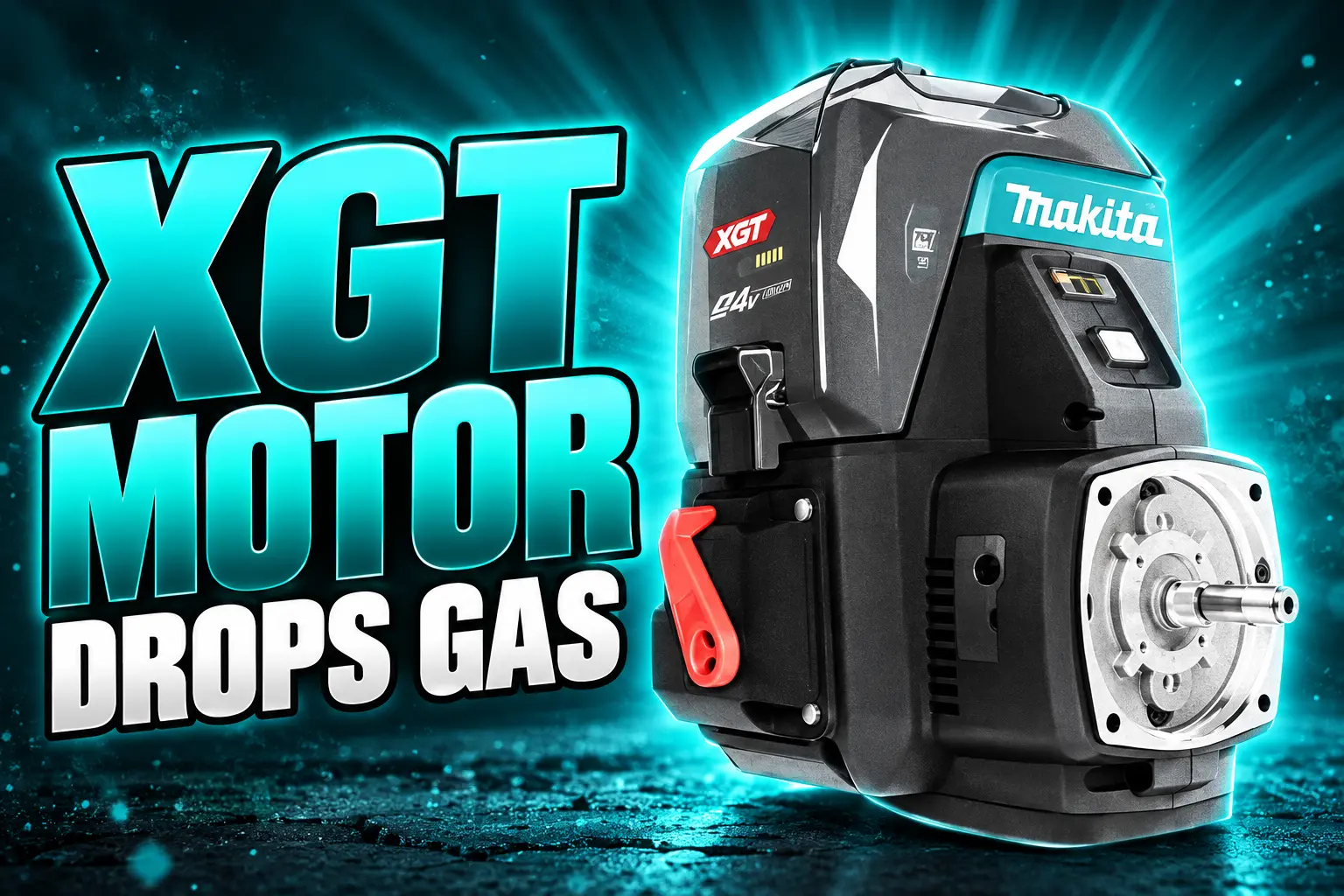 Makita XGT motor replaces 25-50cc gas engines