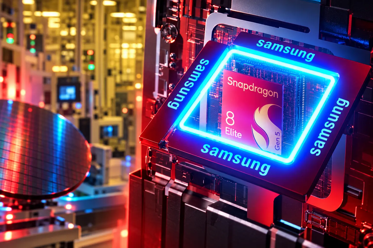 Qualcomm Samsung 2nm Snapdragon foundry wafer talks