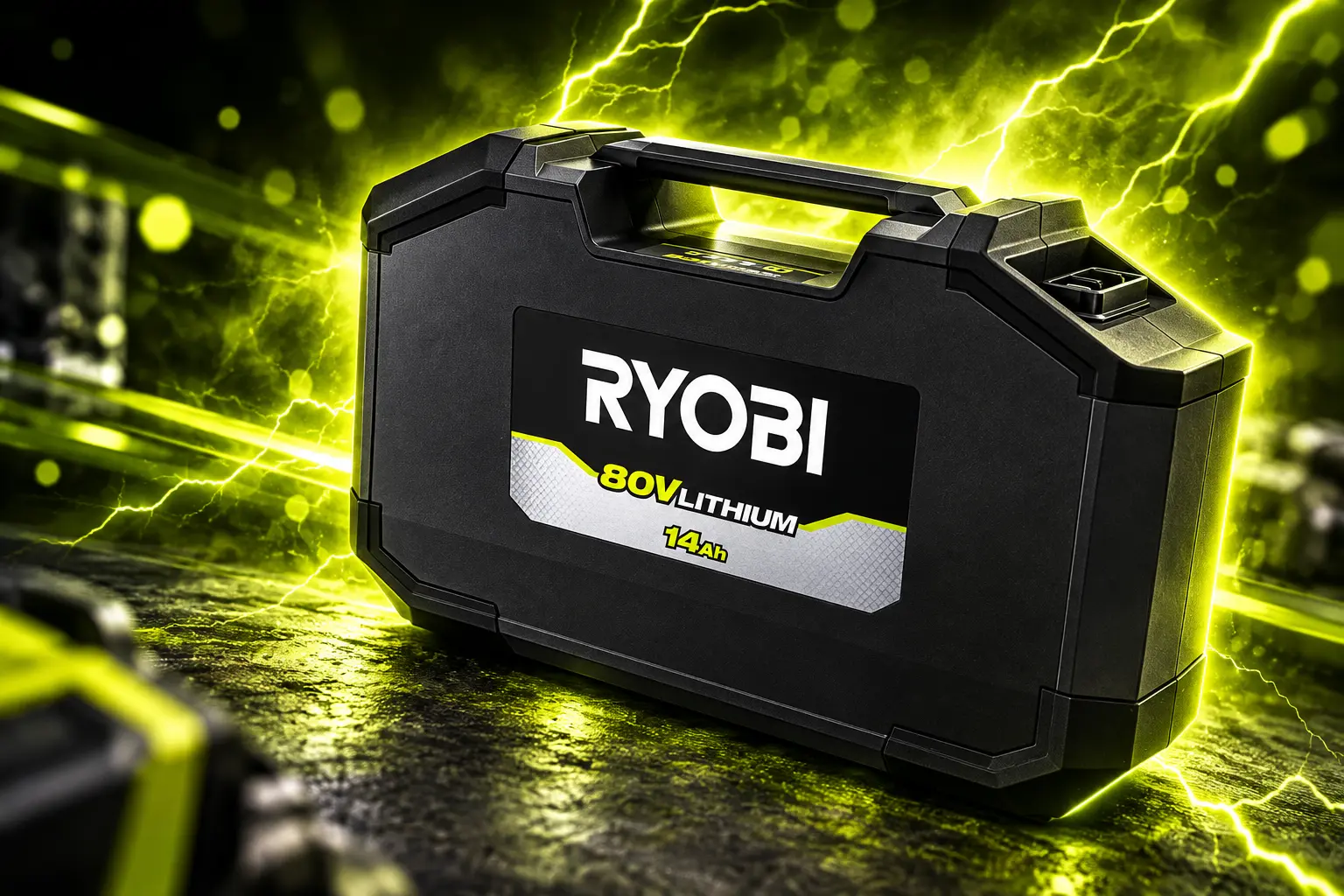Ryobi 80V 14Ah battery OP8014BCA $699 runtime