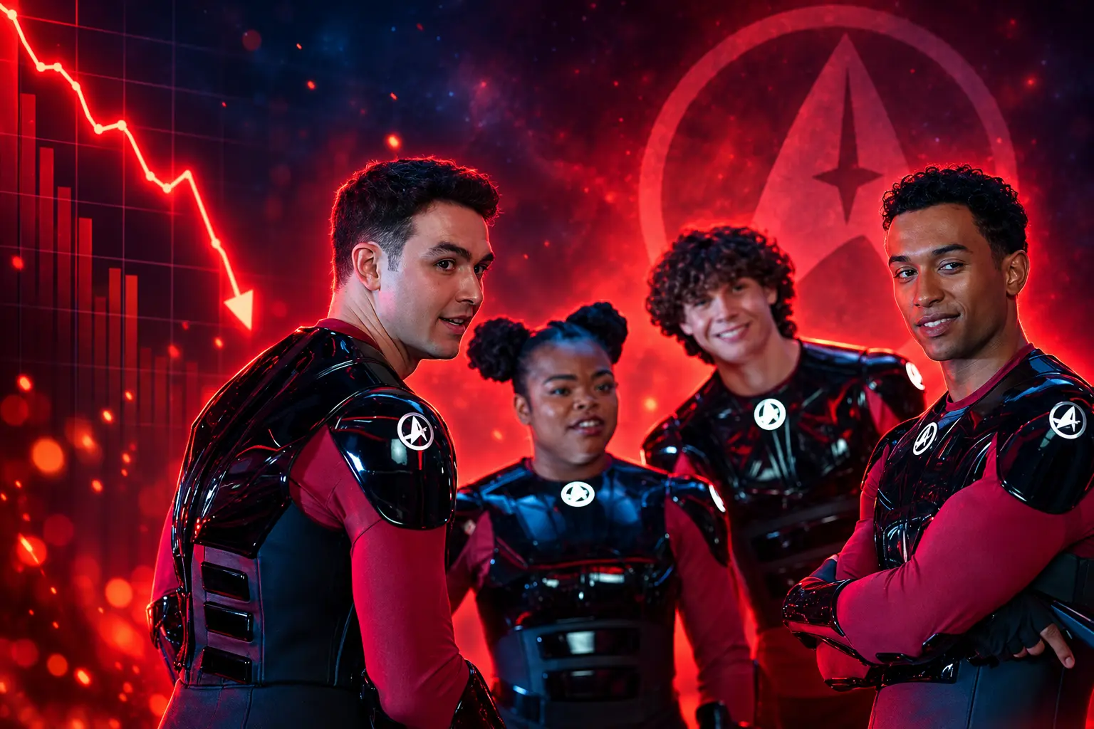 Star Trek Starfleet Academy Paramount Plus chart drop