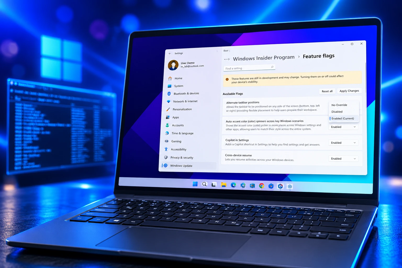 Windows 11 Feature flags still need ViVeTool