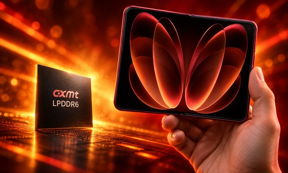 CXMT LPDDR6 mass production in Xiaomi 18 Fold