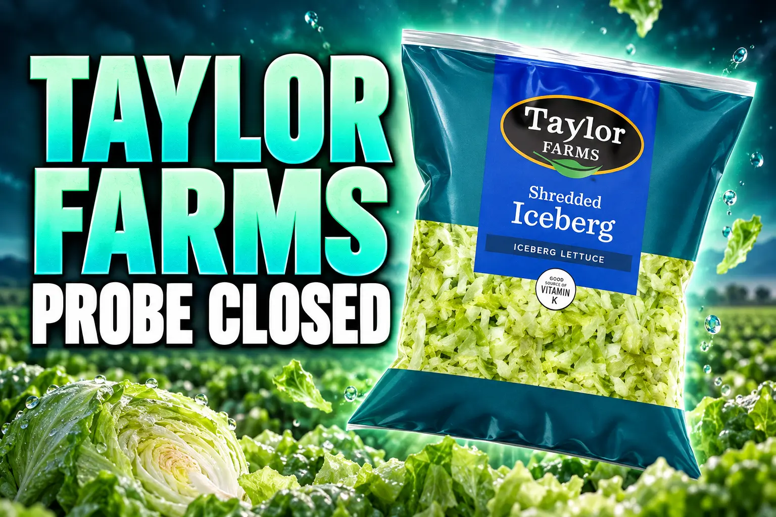 FDA closes Taylor Farms lettuce Cyclospora probe 2026