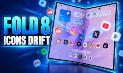 Galaxy Z Fold 8 Home Up icon misalignment fix