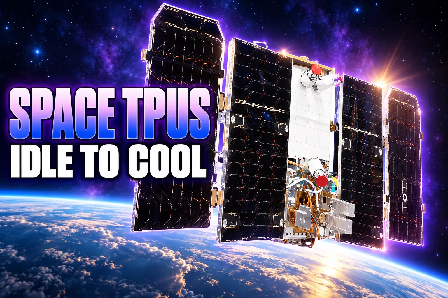 Google orbital TPUs idle every 15 minutes to cool