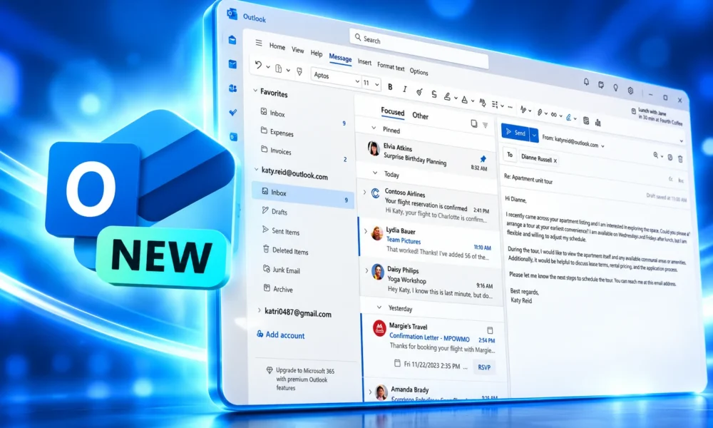 New Outlook failed to start December 2025