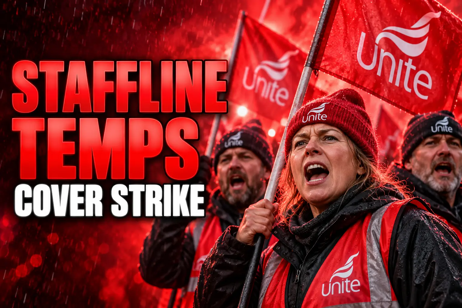 Pilgrim's Enniskillen strike Staffline agency workers complaint