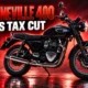 Triumph Bonneville 400 October 6 349cc India debut